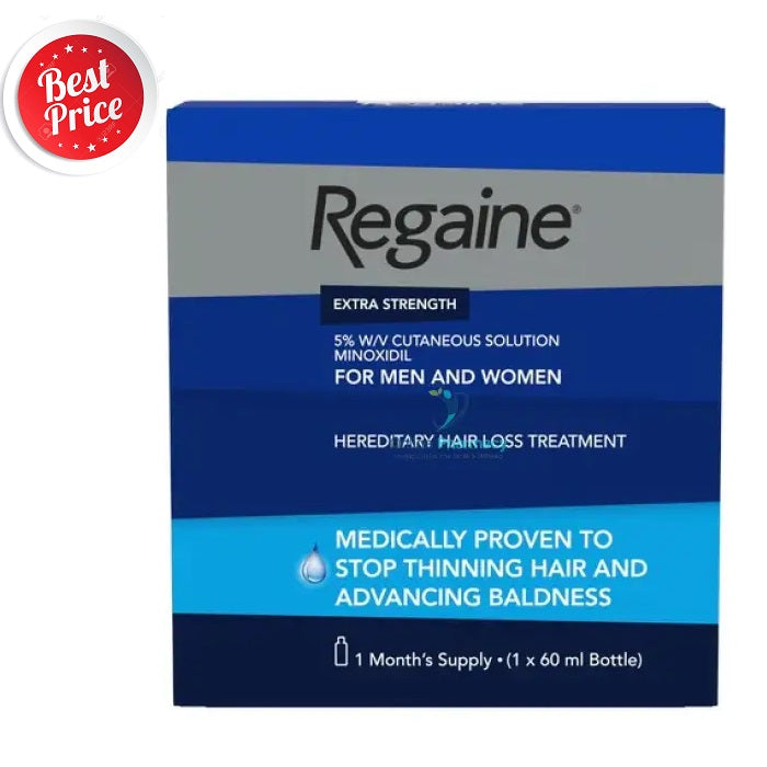 Regaine (minoxidil) 5% Solution For Men and Women (1 Month Supply) - 60ml