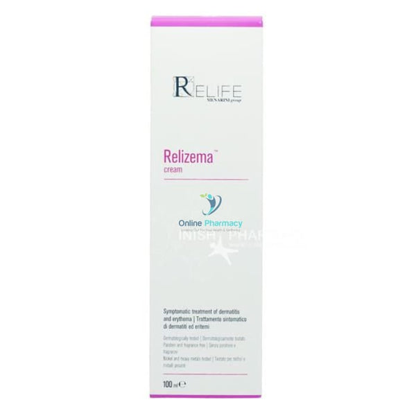 Relife Relizema Cream - 100Ml Dry Skin Eczema & Psoriasis