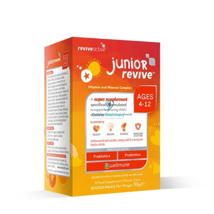 Revive Active Junior Revive Vitamin & Mineral Complex - 20 Sachets - OnlinePharmacy