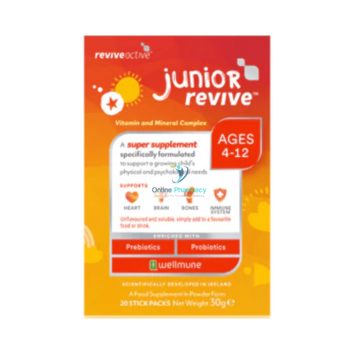 Revive Active Junior Vitamin & Mineral Complex - 20 Sachets Multivitamins
