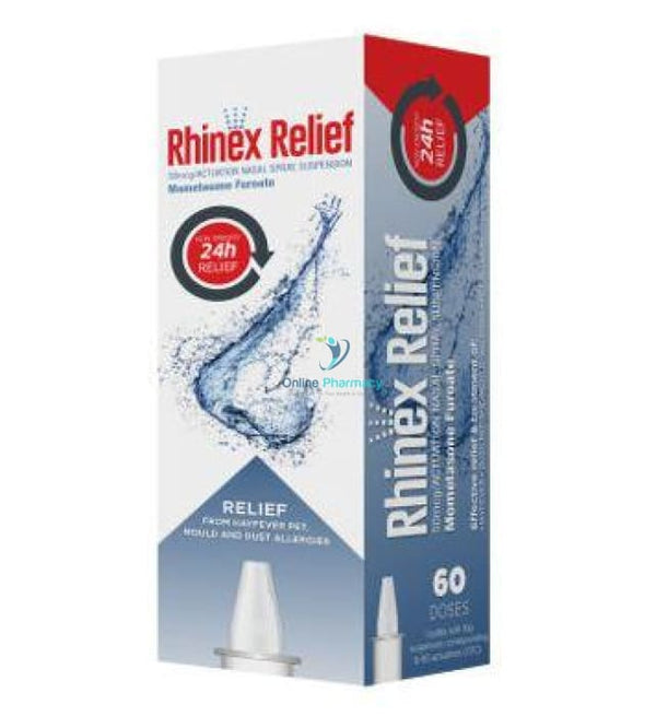 Rhinex Relief Mometasone Nasal Spray For Hayfever - 50mg - OnlinePharmacy