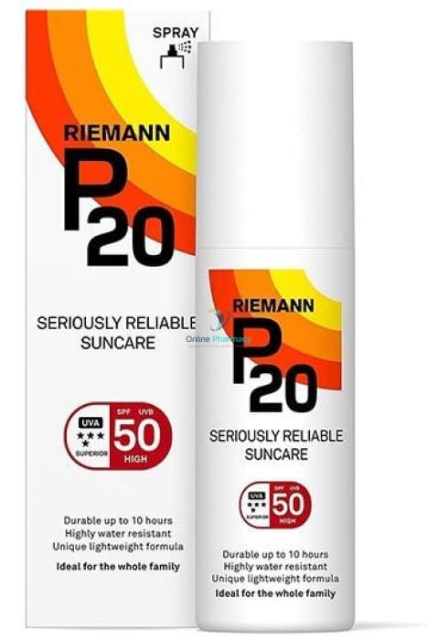 Riemann P20 Once A Day SPF 50 Sunscreen Spray - 100ml - OnlinePharmacy