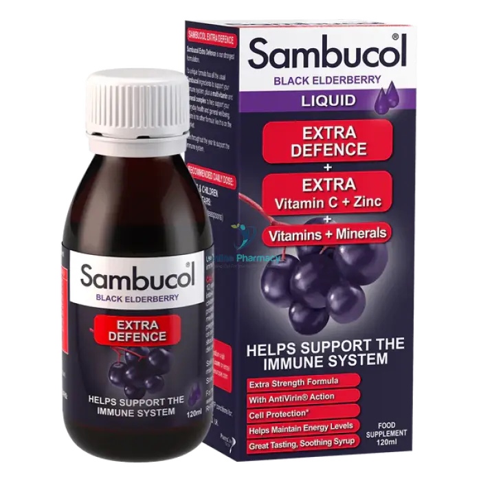 Sambucol Extra Defence - 120ml - OnlinePharmacy