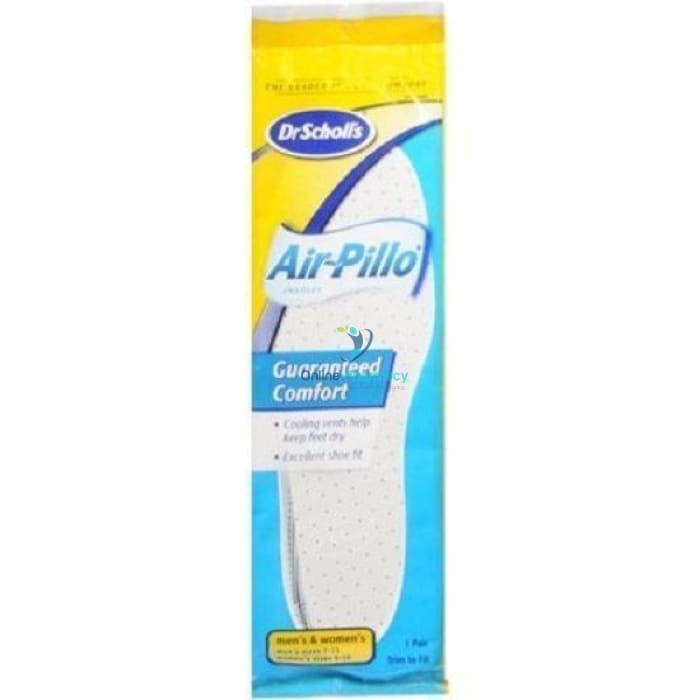 Scholl Air Pillow Comfort Insoles- Provide Comfort & Prevent Foot Pain - OnlinePharmacy