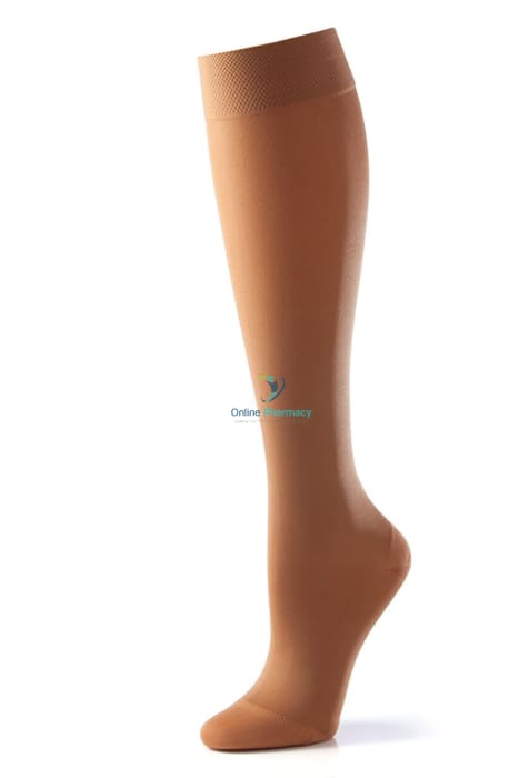 Scholl Class 2 Soft Grip Ultra Knee Tan - OnlinePharmacy