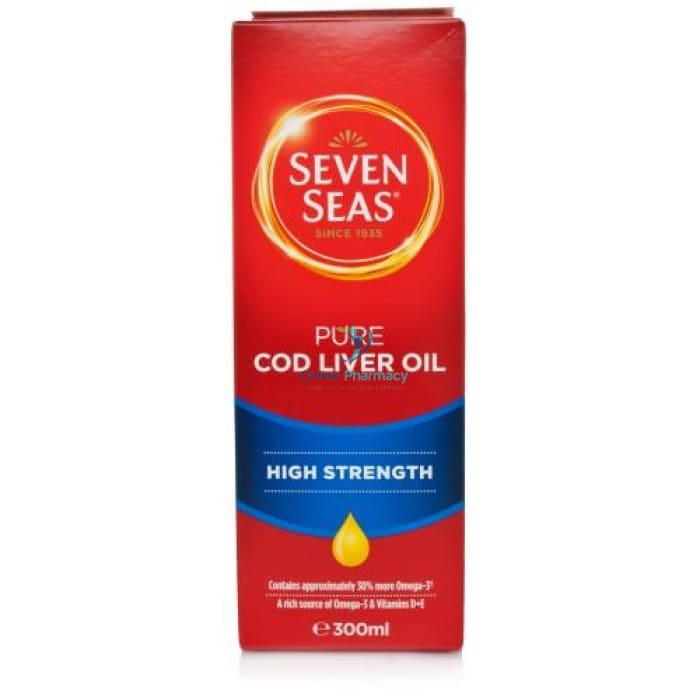 Seven Seas High Strength Cod Liver Oil Liquid - 300ml - OnlinePharmacy