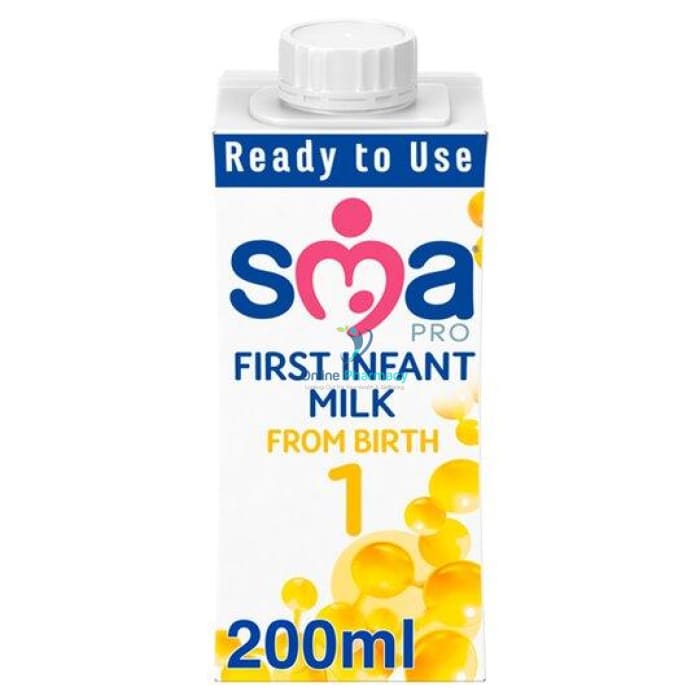 SMA Pro First Infant Milk - 12 x 200ml - OnlinePharmacy
