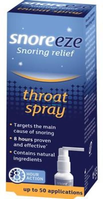 Snoreeze Snoring Relief Throat Spray - 22ml - OnlinePharmacy