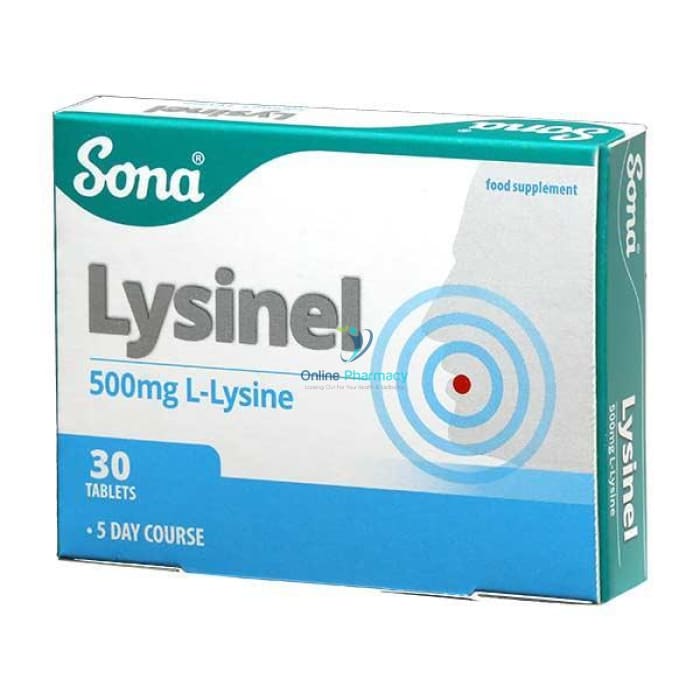 Sona Lysinel Core Sore Tablets - 30 Pack - OnlinePharmacy