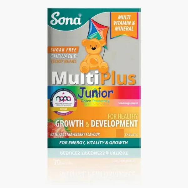 Sona Multiplus Junior Chewable Tablets - 30 / 60 Pack Multivitamins