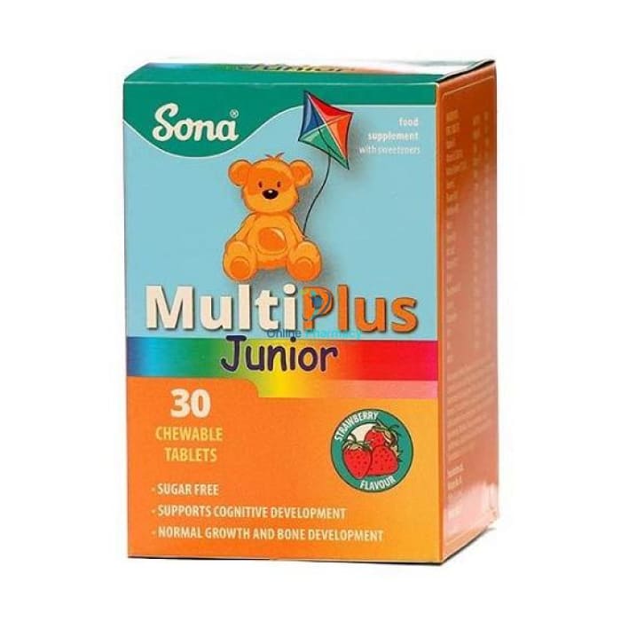 Sona Multiplus Junior Chewable Tablets - 30 Pack - OnlinePharmacy