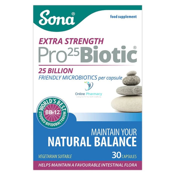 Sona Pro25Biotic - 30 Pack - OnlinePharmacy