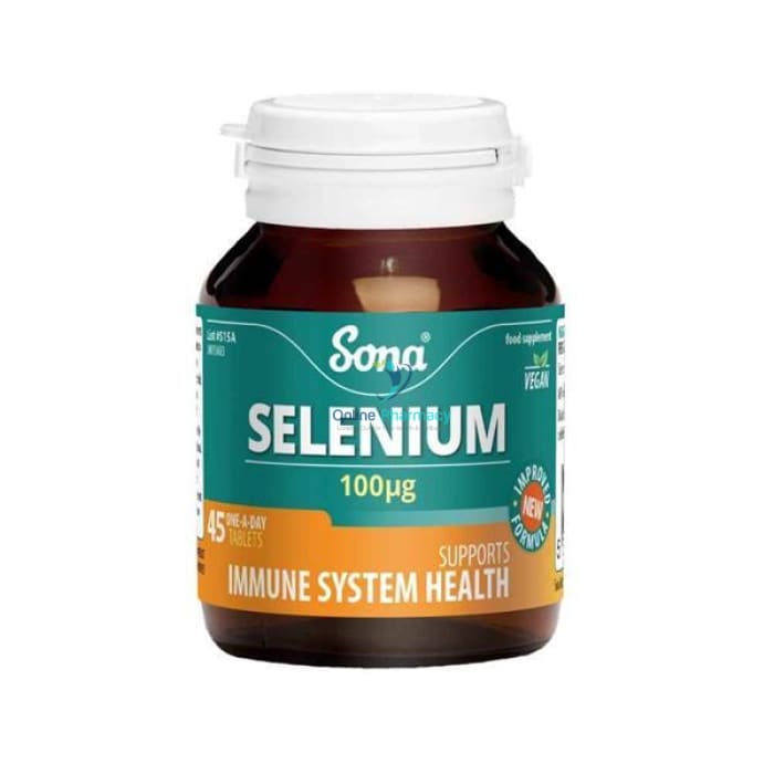 Sona Selenium 100mcg Tablets - 45 Pack