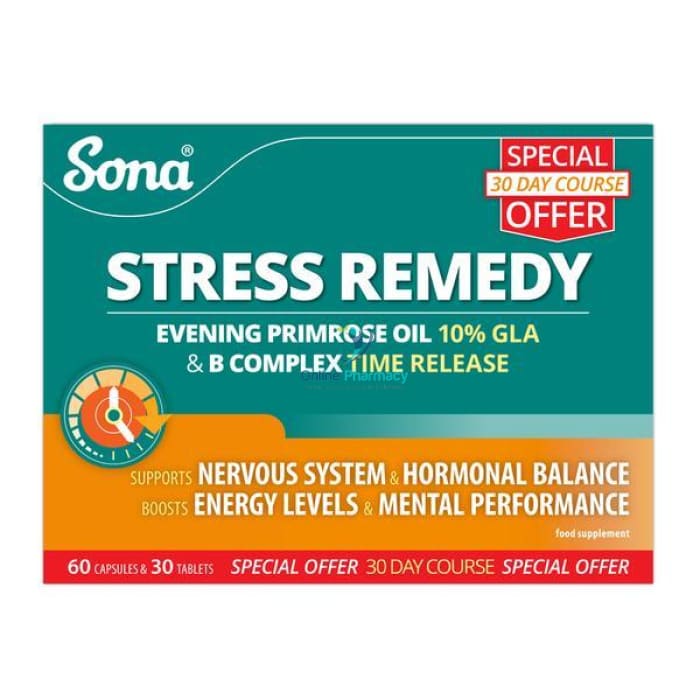 Sona Stress Remedy (I Month) - 90 Capsules - OnlinePharmacy