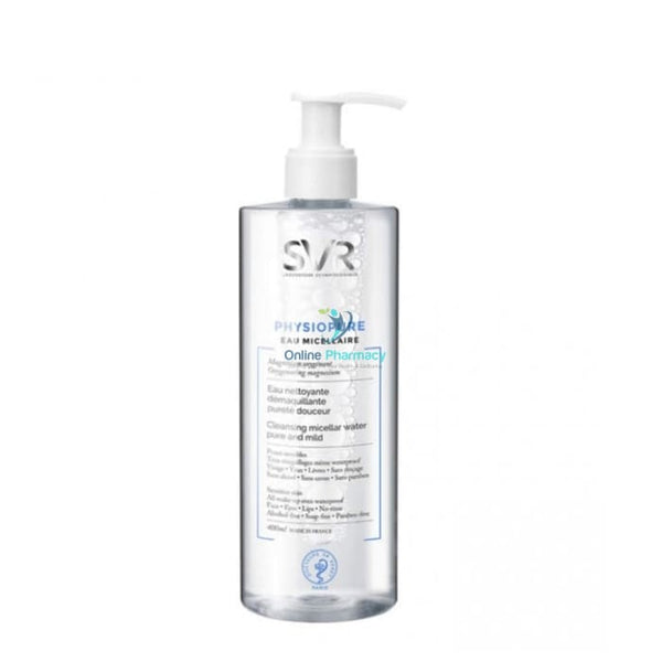 Svr Physiopure Cleansing Micellar Water Pure And Mild 400Ml Skin Care