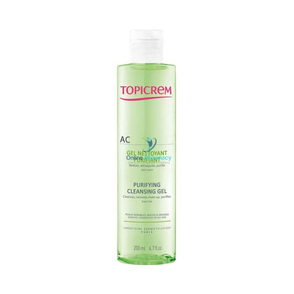 Topicrem Ac Purifying Cleansing Gel 200Ml Skin Care