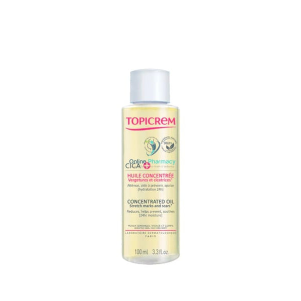 Topicrem Cica + Concentrated Oil For Stretch Marks And Scars 100Ml Skin Care