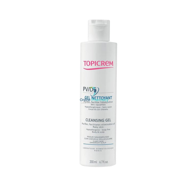Topicrem Pv/Ds Cleansing Gel 200Ml Skin Care