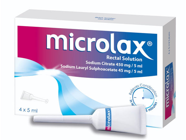 Microlax Rectal Solution - 4 Pack