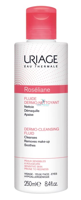 Uriage Roseliane Anti - Redness Cleansing Fluid 250Ml Skin Care
