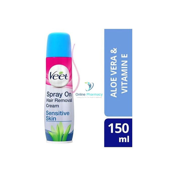 Veet Spray On Cream for Sensitive Skin - OnlinePharmacy