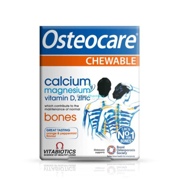 Vitabiotics Osteocare Chewable Tabs - 30 Pack - OnlinePharmacy