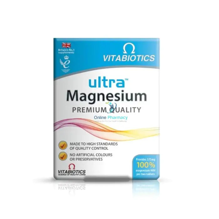 Vitabiotics Ultra Magnesium Tablets - 60 Tablets - OnlinePharmacy