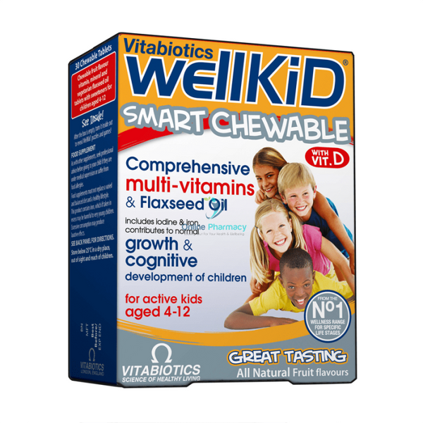 Vitabiotics Wellkid Tablets- 21 Essential Vitamins & Nutrients For Children - OnlinePharmacy