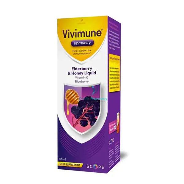 Vivimune Immunity Elderberry & Honey - 150ml - OnlinePharmacy