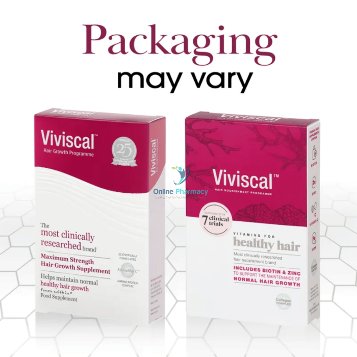 Viviscal Max Strength Hair Growth Supplements - 30 Pack Vitamins &