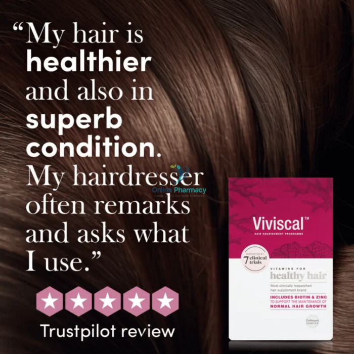 Viviscal Max Strength Hair Growth Supplements - 60 Tabs Vitamins &