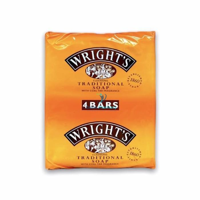 Wrights Coal Tar Soap Large - 4 x 125g - OnlinePharmacy